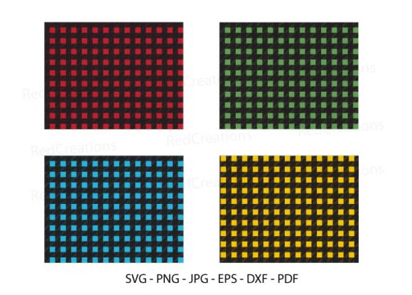 Download 4 Colors Buffalo Plaid Svg, Farmhouse - Premium Bundle