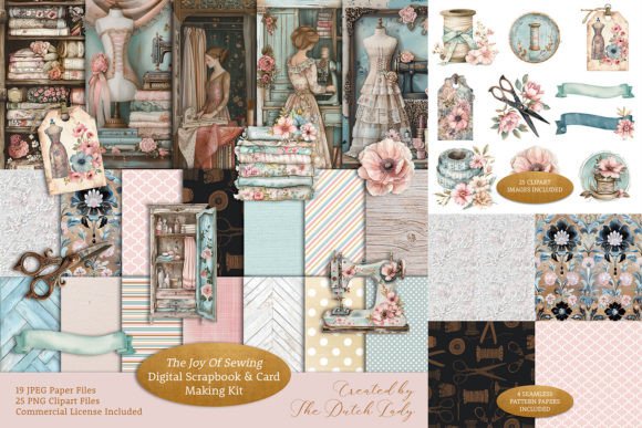 Download The Joy of Sewing Scrapbook Kit - Scrapbook Collection